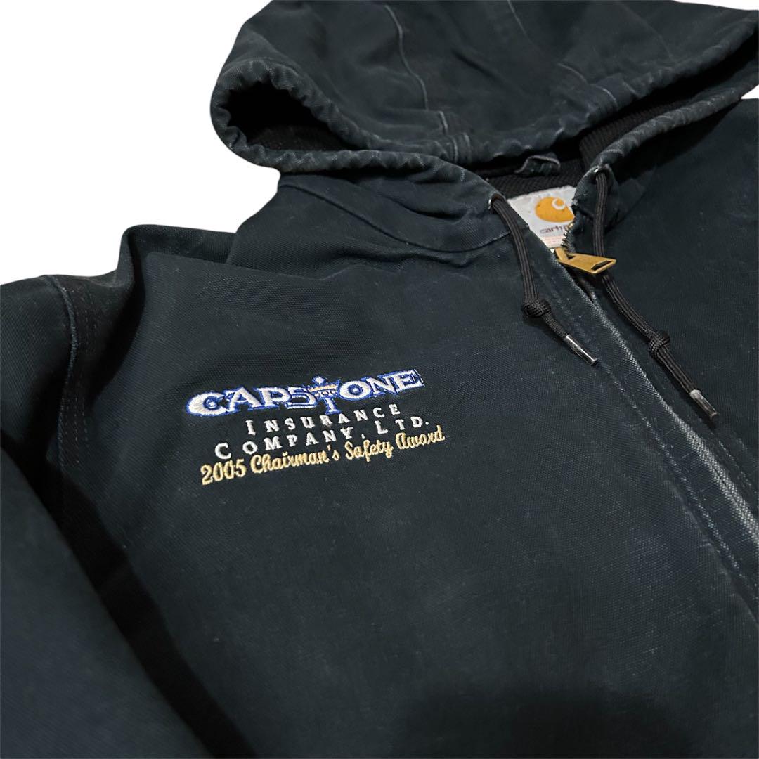 S USA製 carhartt アクティブジャケット ブラック 黒