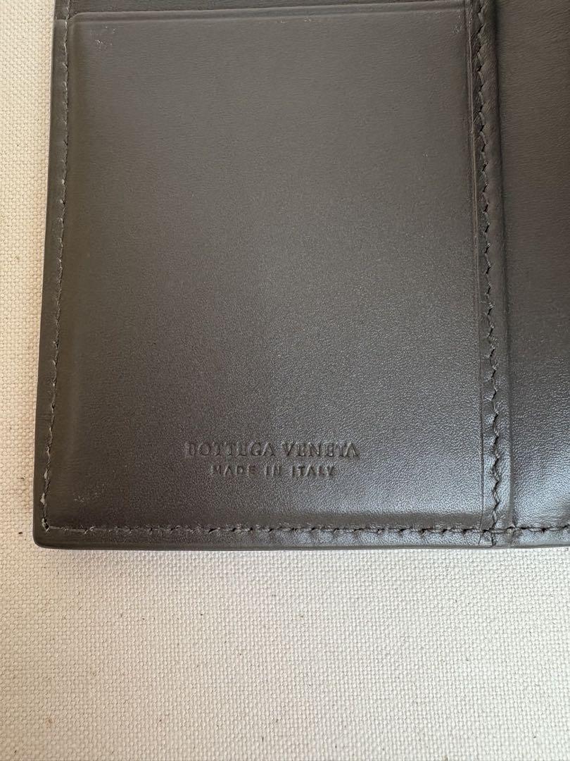 Bottega Veneta 長財布　イントレチャート　レザー　グレー