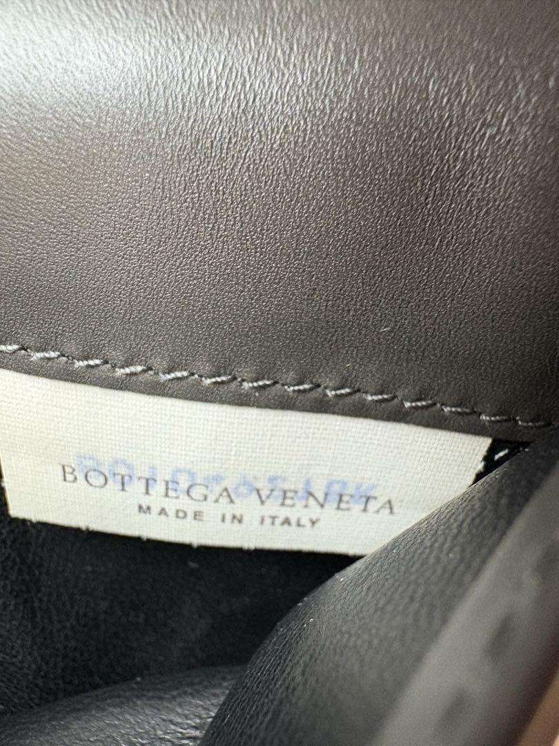 Bottega Veneta 長財布　イントレチャート　レザー　グレー