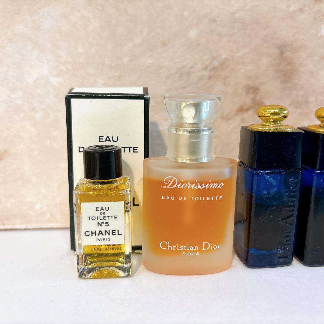 DIOR CHANEL GUCCI 名香 7点 ミニ香水 - メルカリ