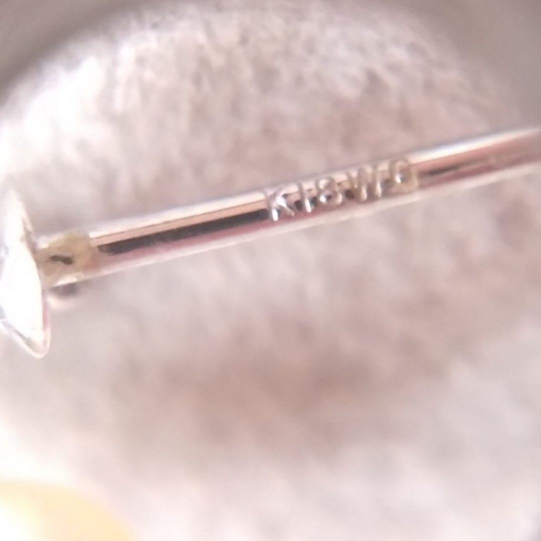 あこや真珠 K18 真珠 デザインピアス あこや真珠 K18 真珠 デザインピアス