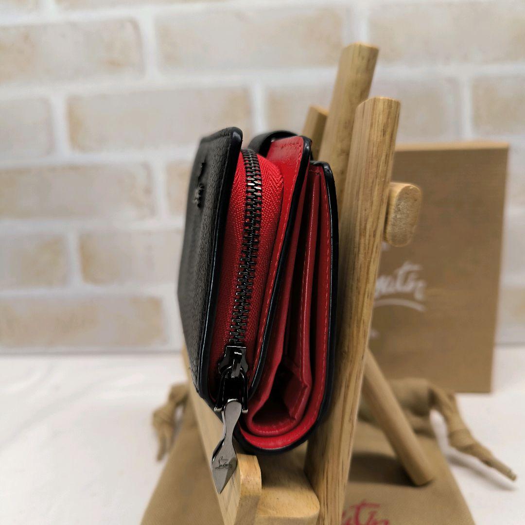 Amazon | [Christian Louboutin] [クリスチャンルブタン] 財布 二つ折り パロマ PALOMA MINI ミニウォレット  レディース 二つ折り財布 3195015 0001 CM53 [並行輸入品] | 財布