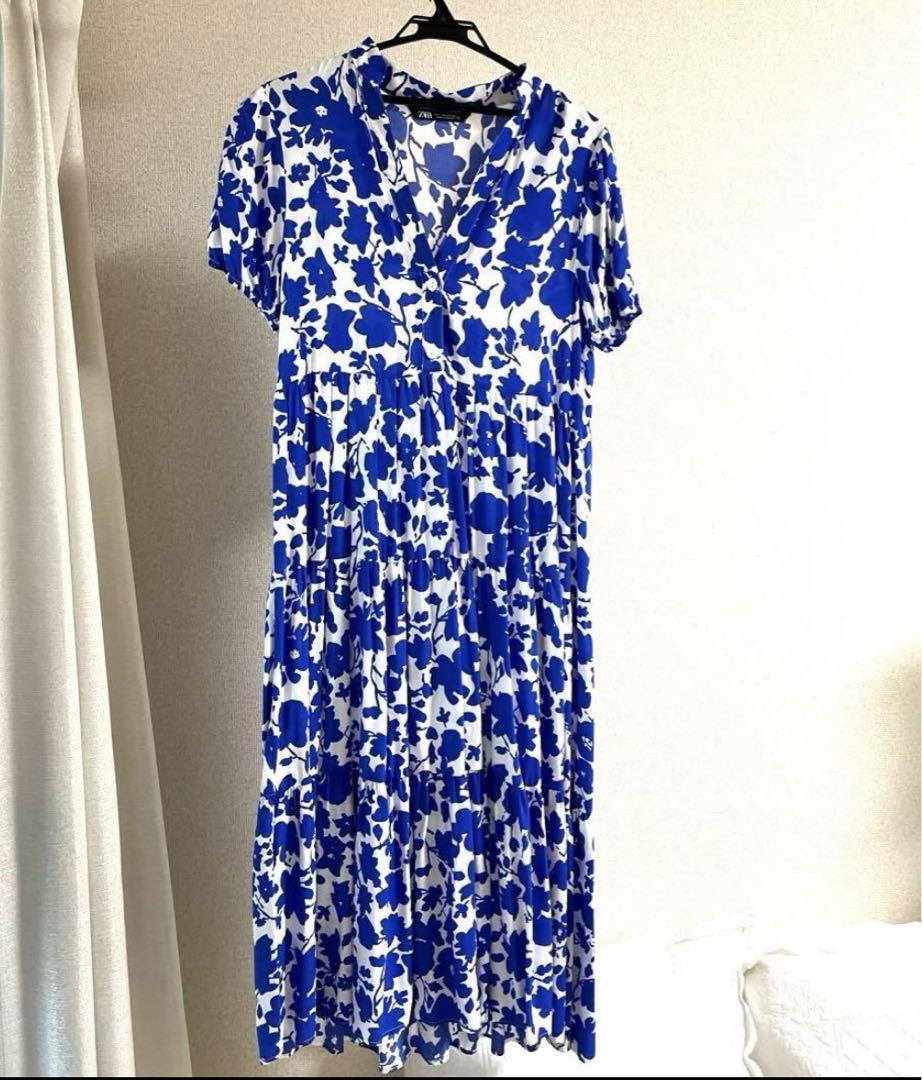 ZARA ザラ フラワープリント ロングワンピース Sサイズ - メルカリ ZARA ザラ フラワープリント ロングワンピース Sサイズ - メルカリ
