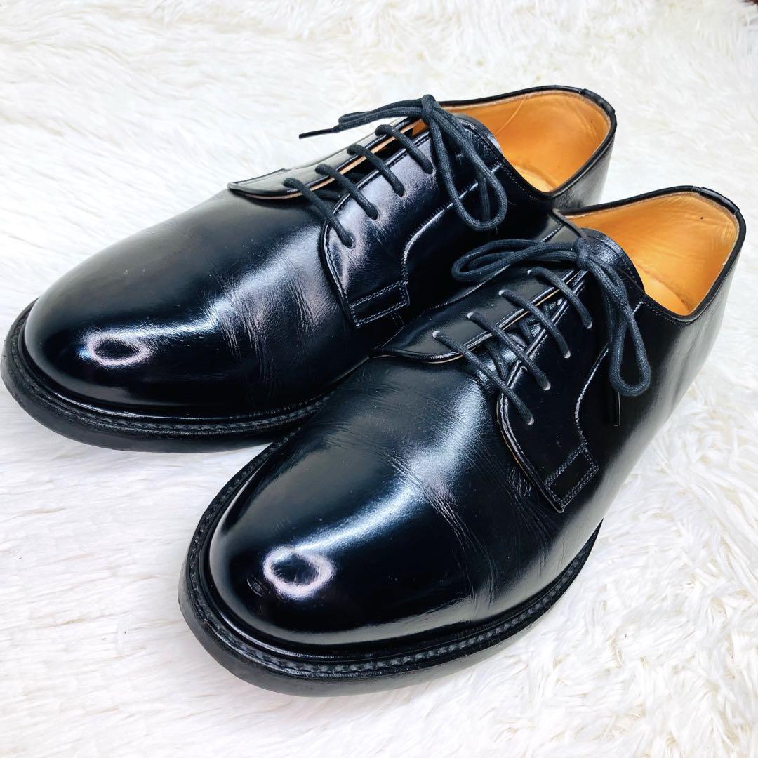 【極美品】SCOTCH GRAIN 25cmEE プレーントゥ　1614 黒