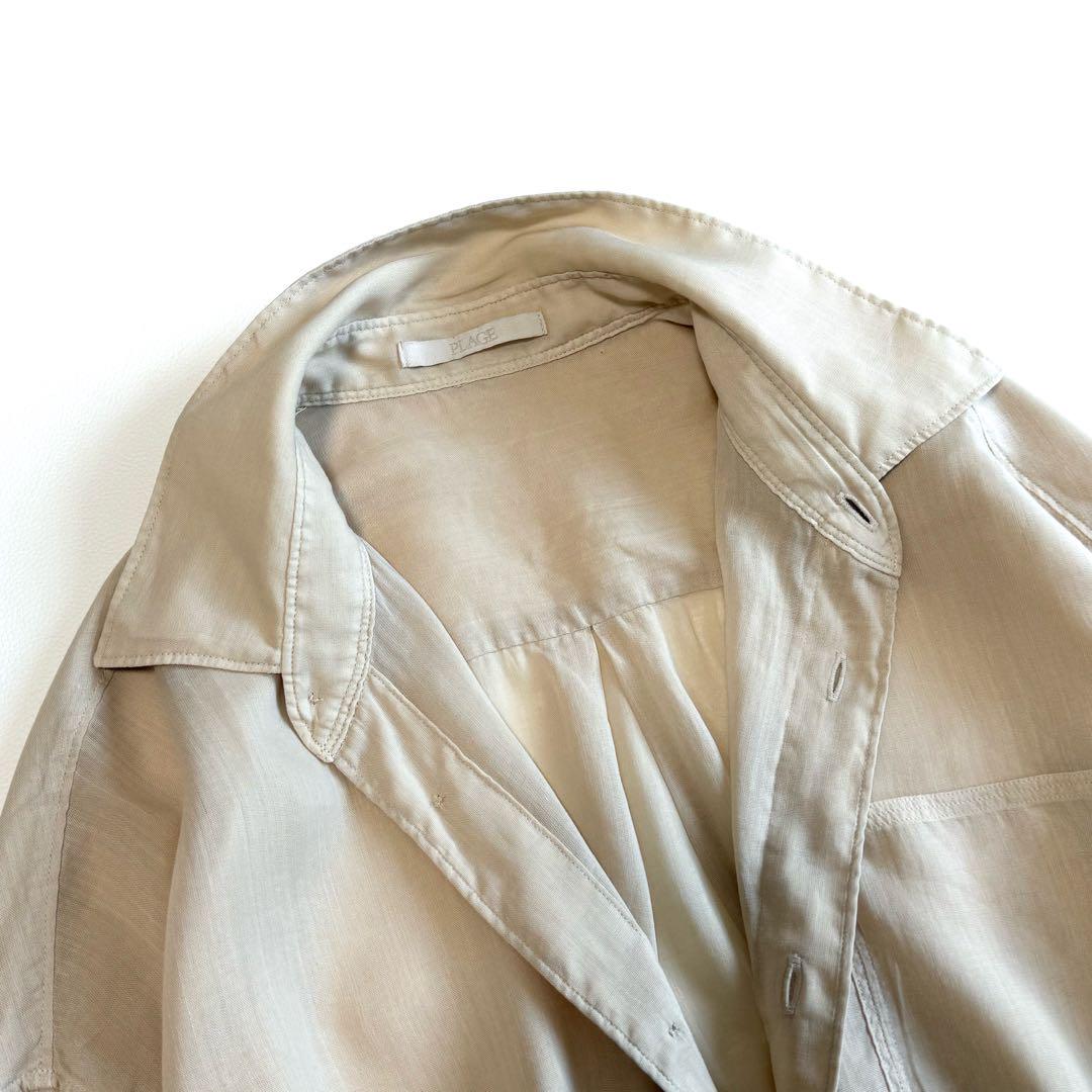 プラージュ RAMIE LYOCELL WIDE シャツ