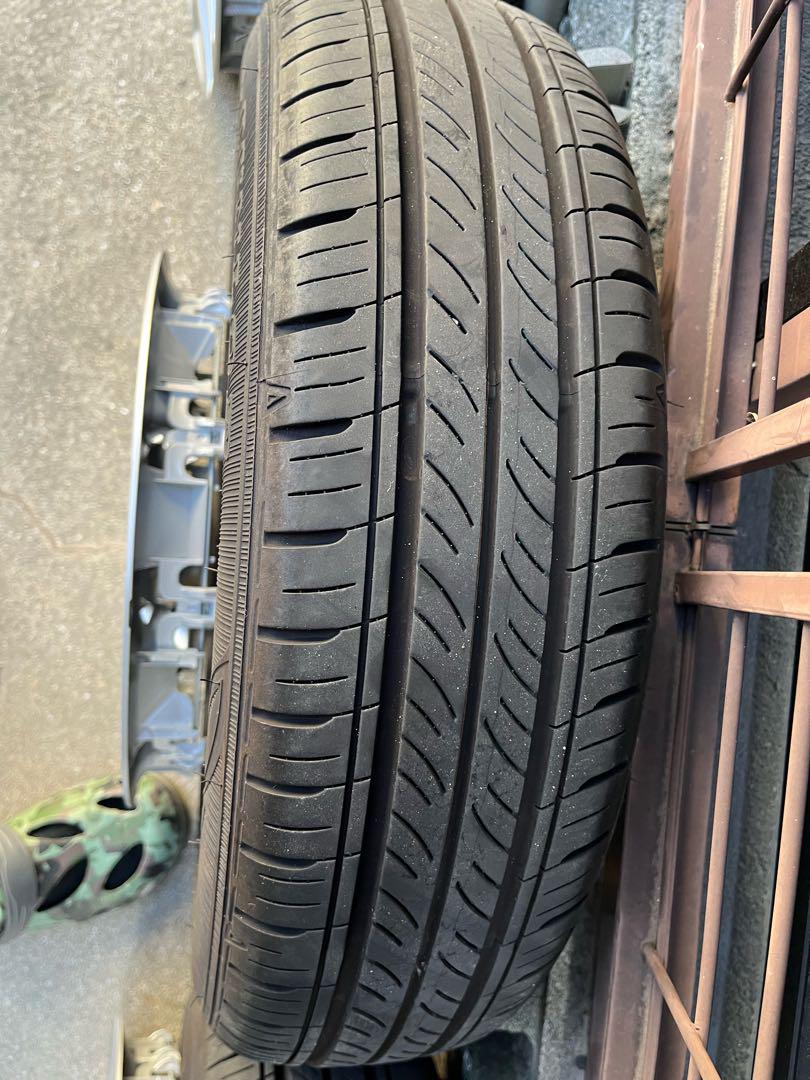 NBOX23年製155/65R14純正タイヤ4本キャップ付