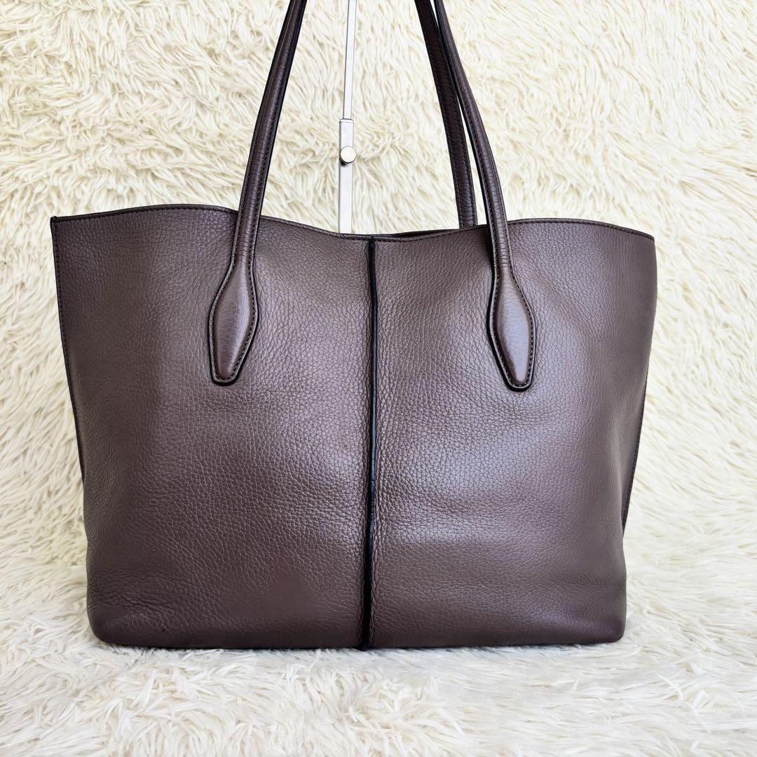 TOD's トッズ ジョイ トートバッグ 肩掛け A4可 レザー チャーム