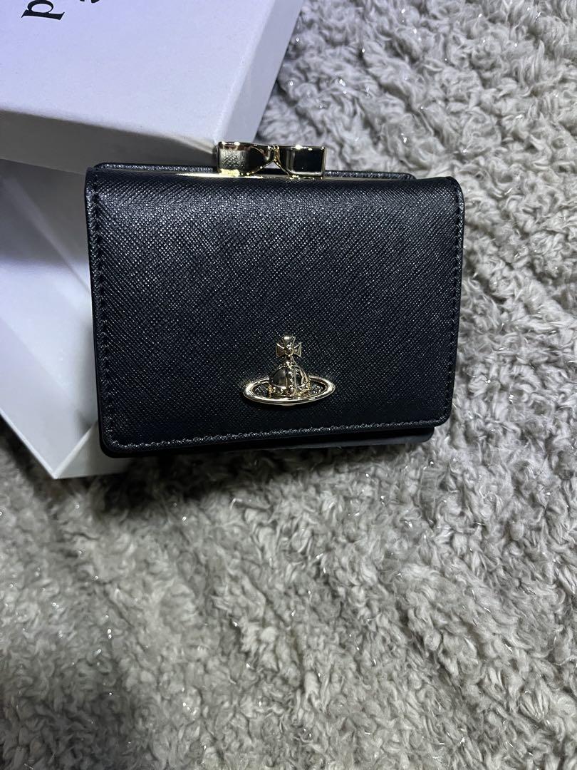 Vivienne Westwood ブラック 二つ折り財布