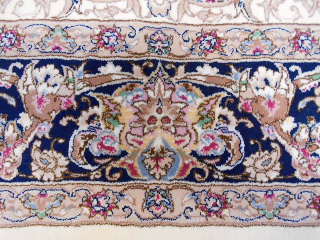 170万ノット！輝く、多色織絨毯！本場イラン産100×150cm‐201001