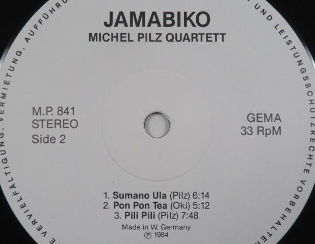 B*]様 Michel Pilz Quartett / Jamabiko - L