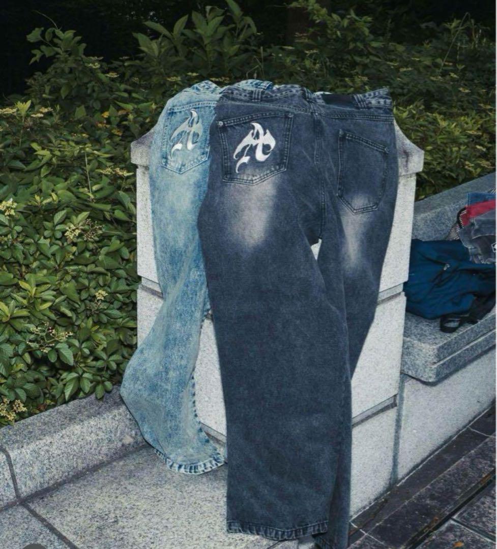 最終価格antimid即完商品 denim Mサイズ 最終価格antimid即完商品 denim blue Mサイズ - メルカリ