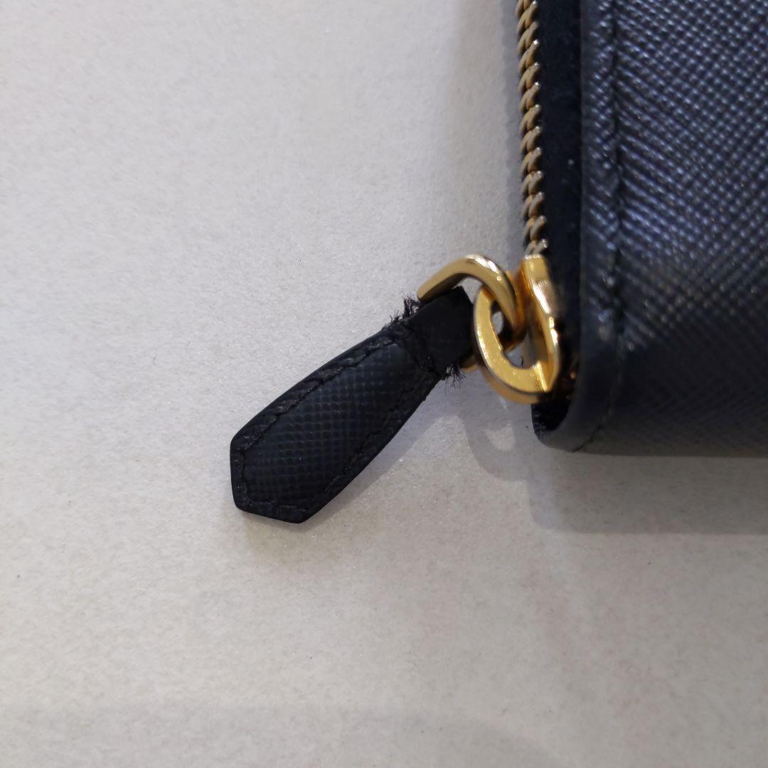 PRADA ブラック サフィアーノレザー 長財布