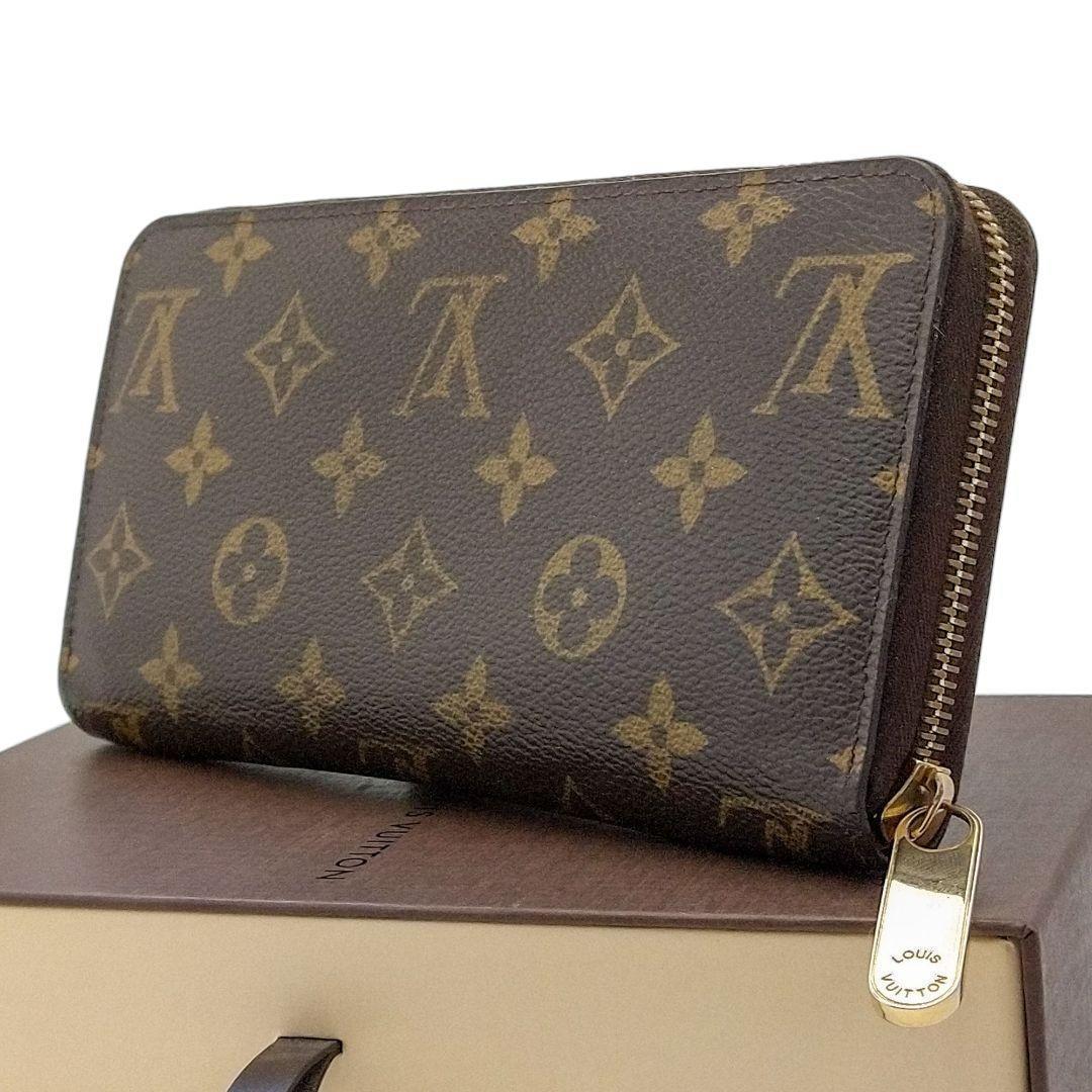 美品 ルイヴィトン モノグラム ジッピーウォレット 長財布 ラウンドファスナー