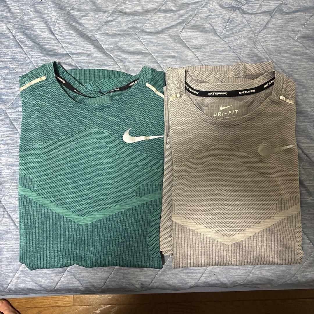 Nike テックニット dri-fit ランニングシャツ Sサイズ 2点セット