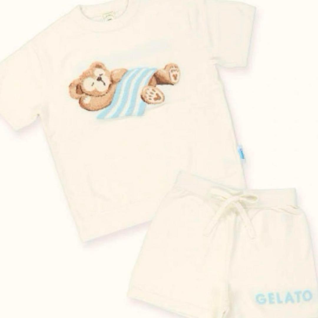 ディズニー★ダッフィー gelato piqueルームウエアセット★(ホワイト)