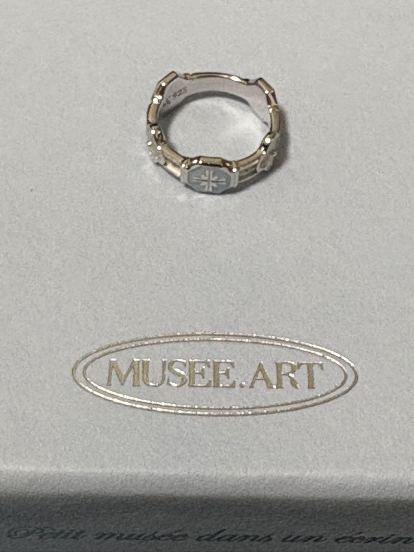MUSEE.ART Cross angle flower miss ring - メルカリ