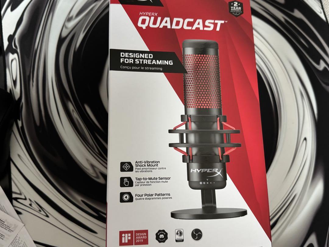 【美品】　hyper X Quadcast マイク　専用ポップカード付き