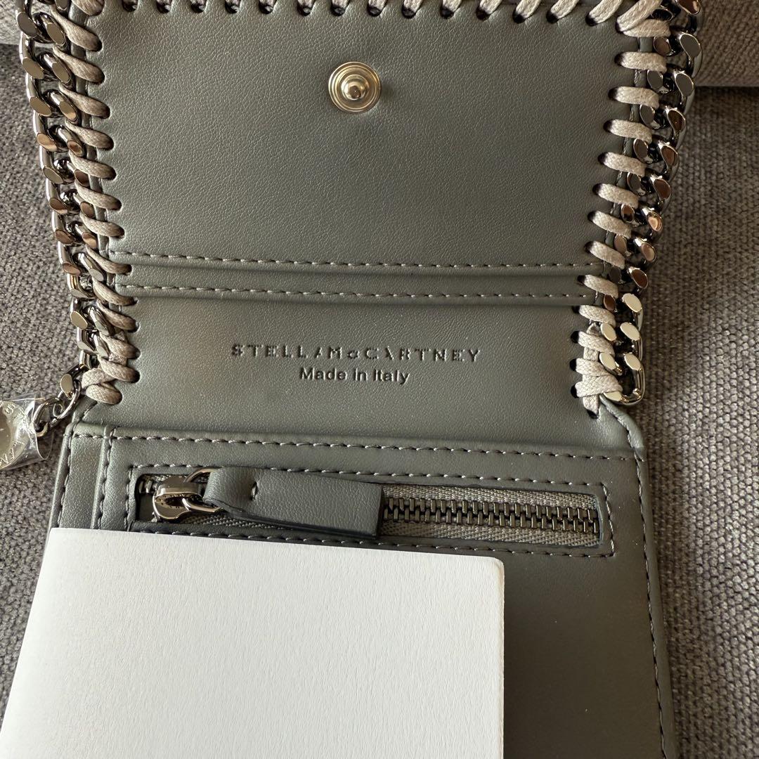 新品未使用❣️STELLA McCARTNEY ライトグレー三つ折り財布