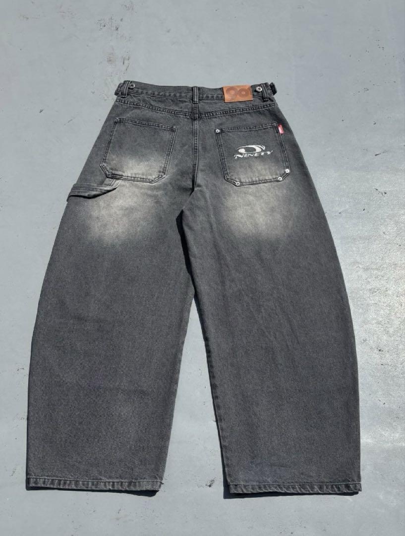 即日発送　Double Knee Ballon Denim Pants 9090