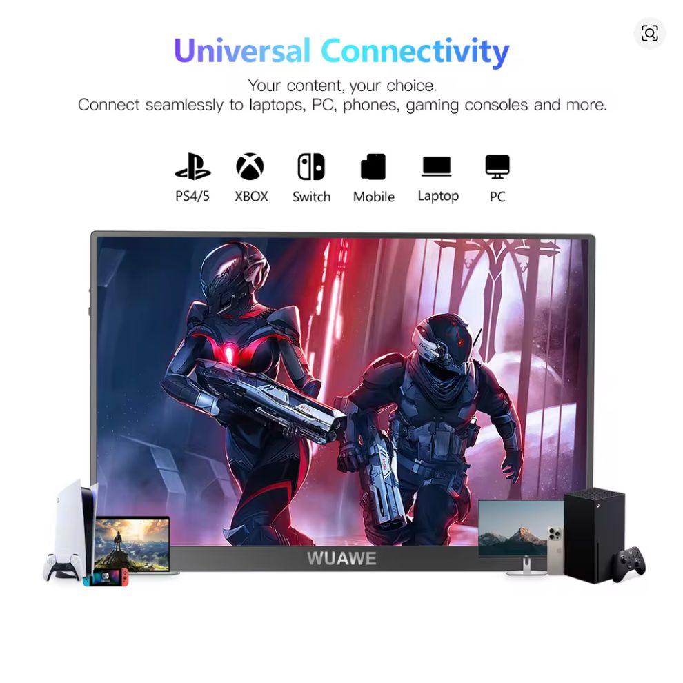 WUAWE 16インチ モバイルモニター FHD 120Hz HDR