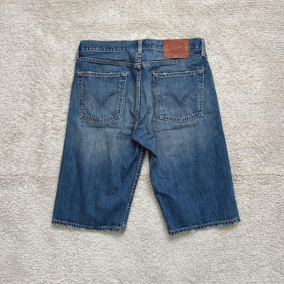 デニムパンツ ハーフパンツ ショートパンツ カットオフ カジュアル ダメージ加工