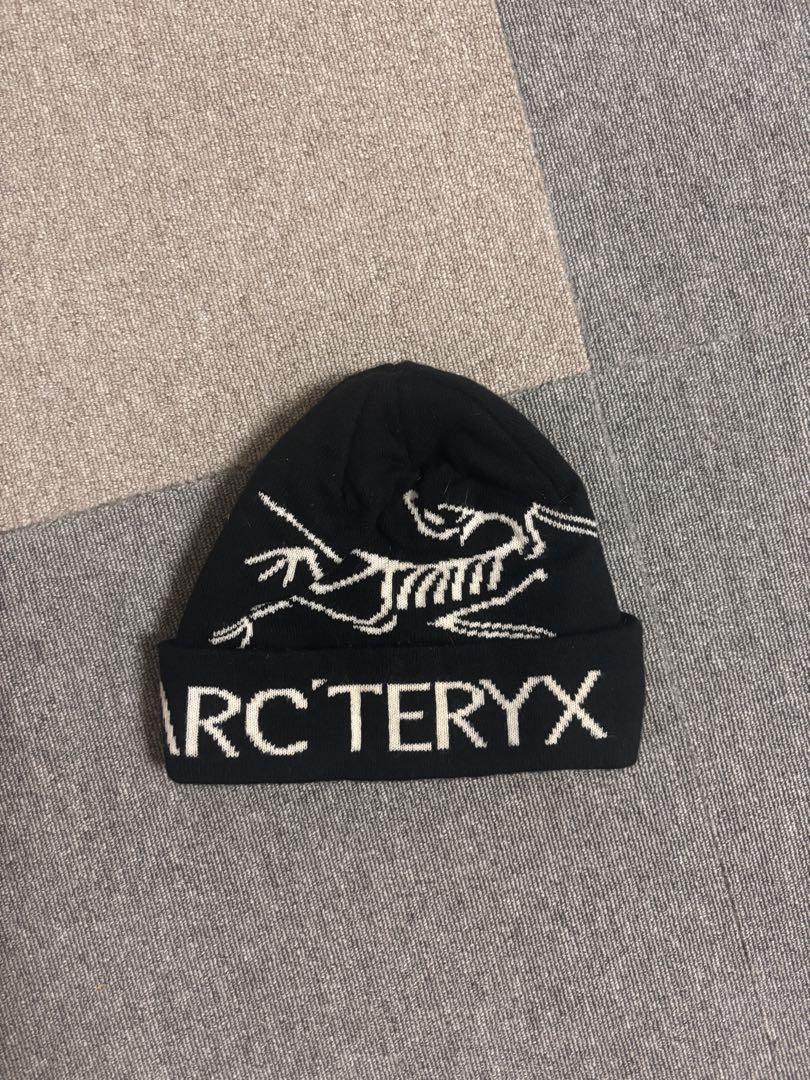 ARC'TERYX ニット帽 黒 スカルデザイン