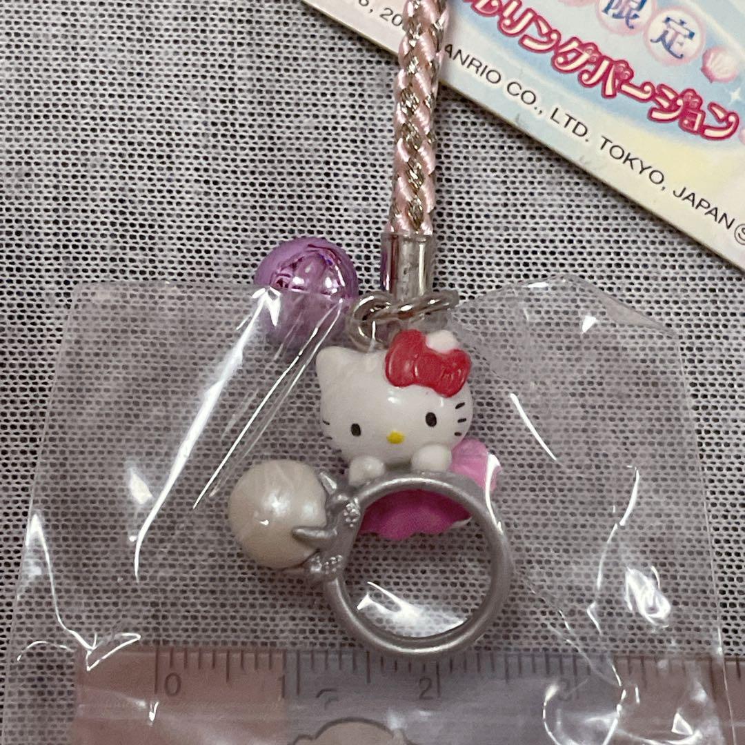 ハローキティ 三重限定 パール　真珠　根付けキティちゃん ☆ご当地キティ 三重限定 パール 真珠 根付 ストラップ‬