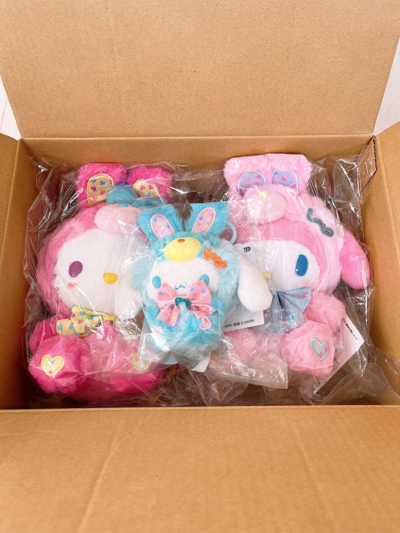 サンリオ　スプリングラビット　マイメロディ　キティ　シナモロール　3点セット