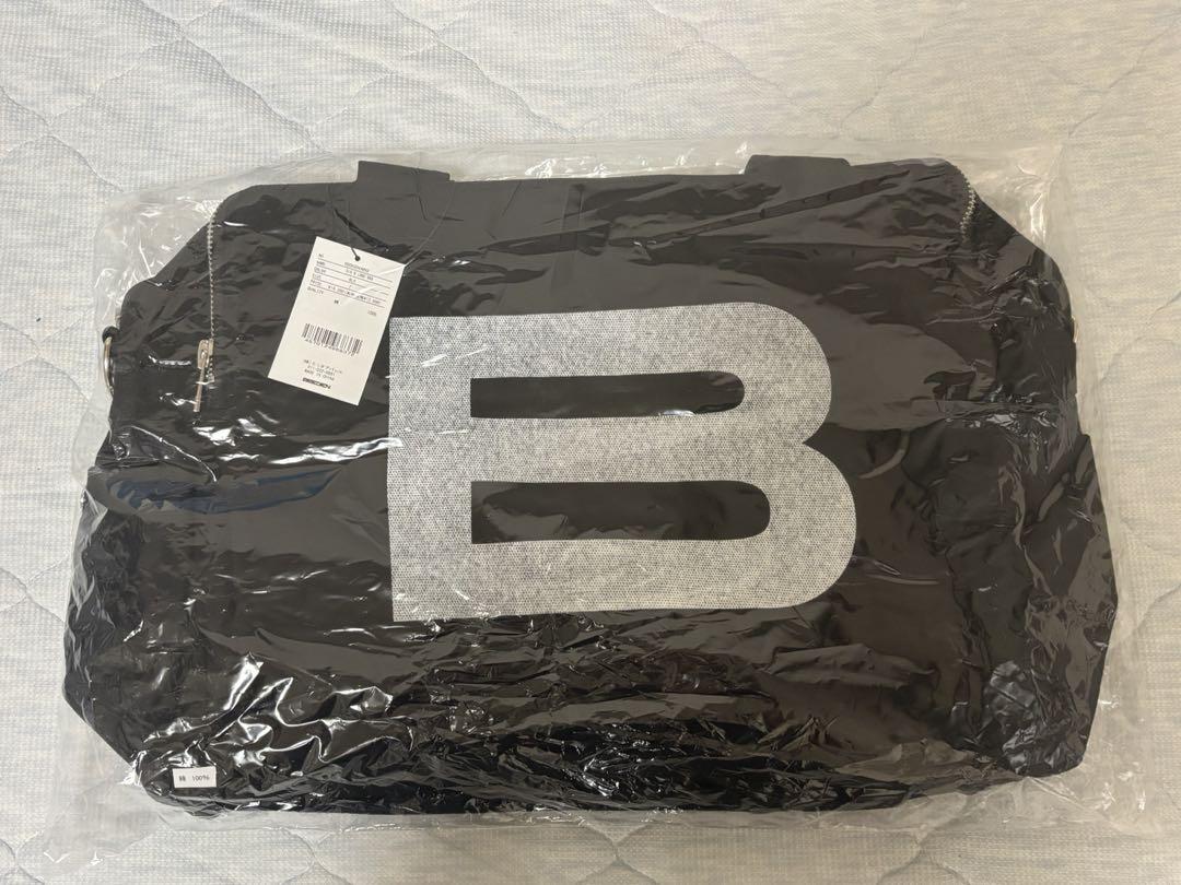 バッグ BEEDEN BIG B LOGO BAG BLACK
