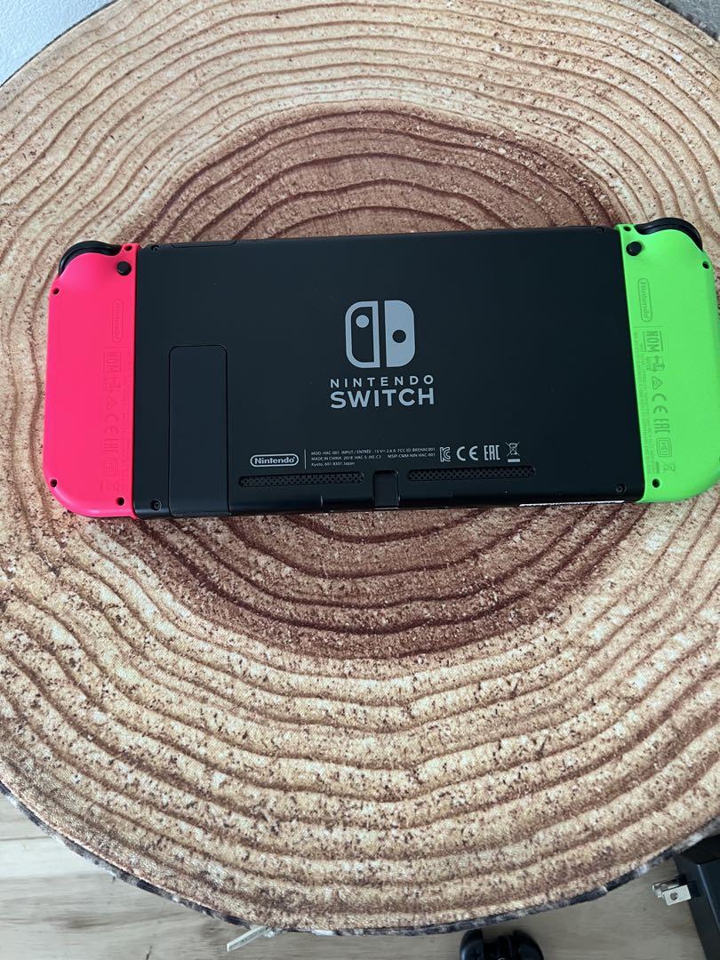 Nintendo Switch ニンテンドースイッチ本体　GRN/PNK箱無し