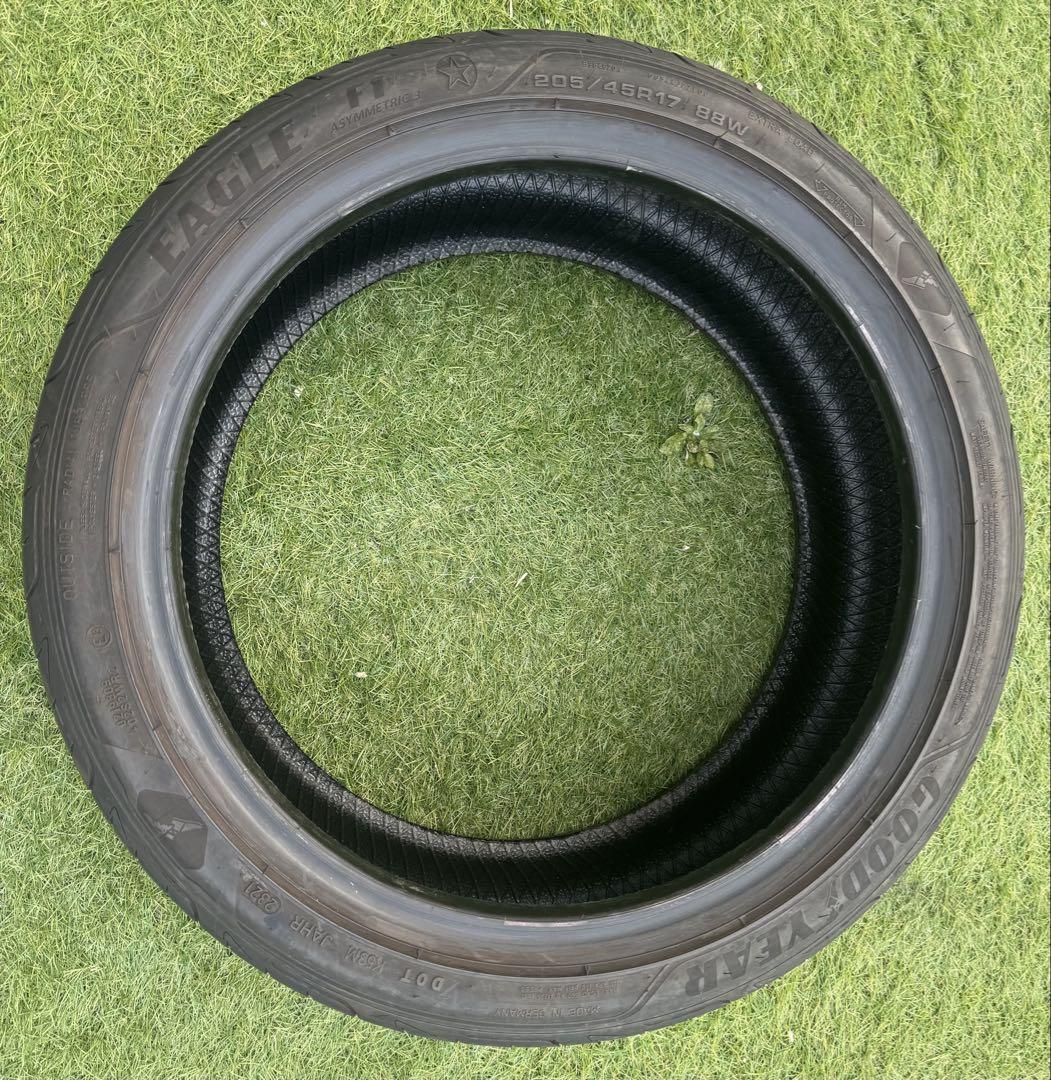 4本　タイヤ　2本 GOODYEAR 2本 TOYO 205/45/R17