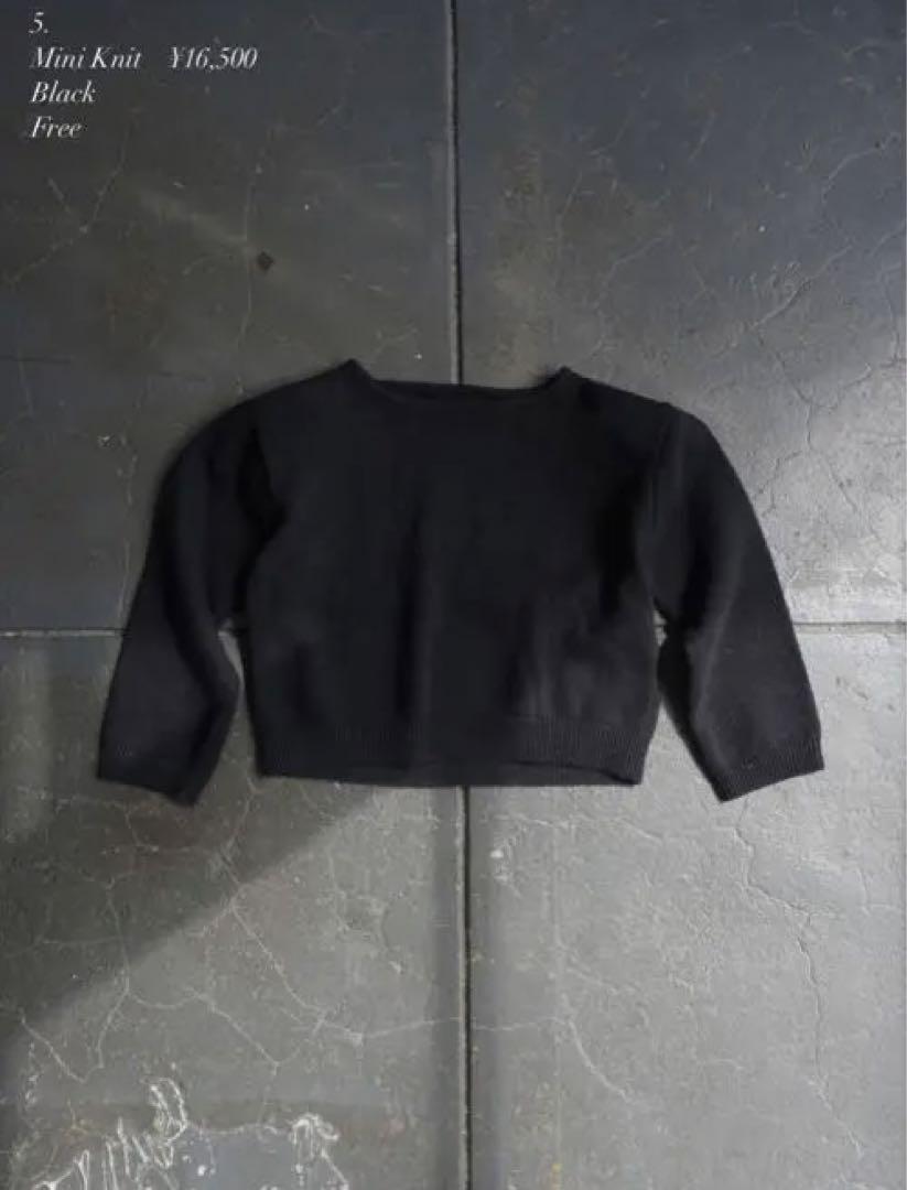 大串麻里奈さんPOPUP《Ⅰ》mini knit (free size)