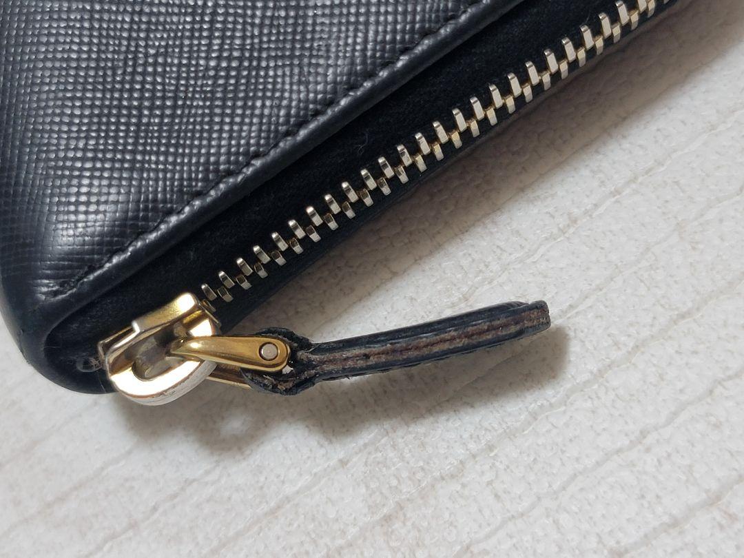 【PRADA】ラウンドファスナー長財布 1M1157 NERO ブラック PRADA】ラウンドファスナー長財布 1M1157 NERO ブラック