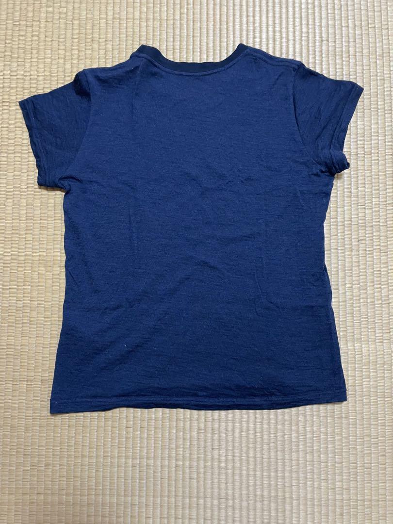 山と道100%Merino Light FrenchSleeve WOMEN M