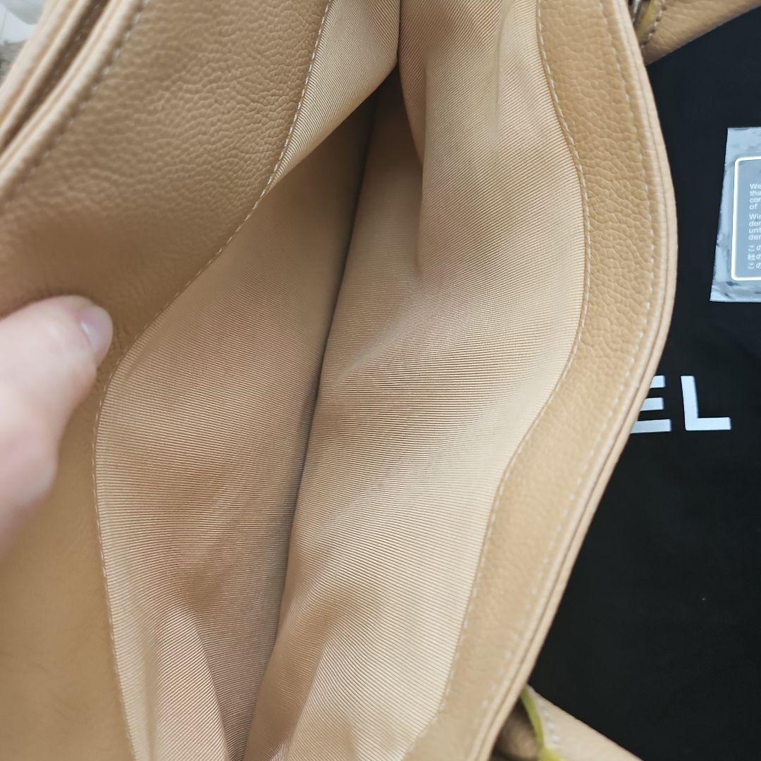 CHANEL ベージュ エグゼクティブトート