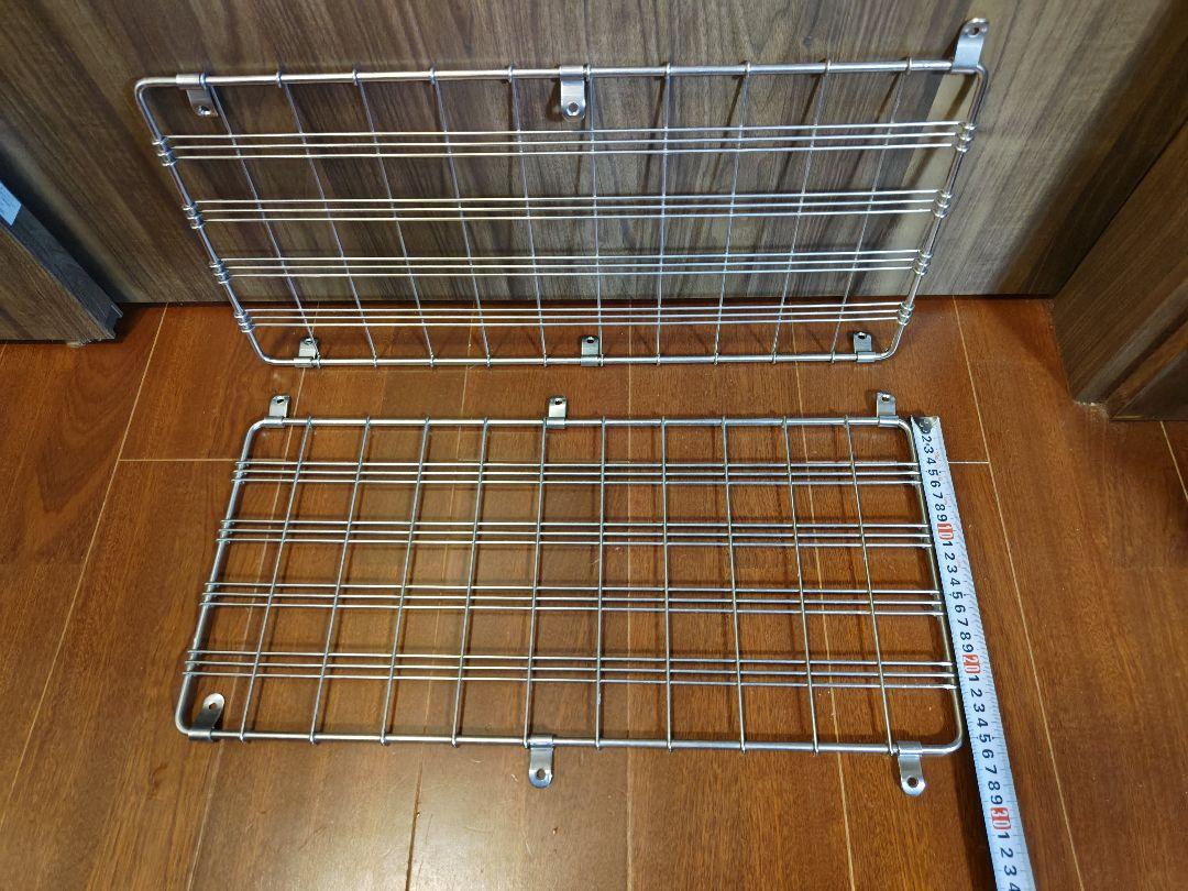 電車の網棚・荷物棚　東京メトロ　鉄道廃品　鉄道部品　小サイズ　２個セット