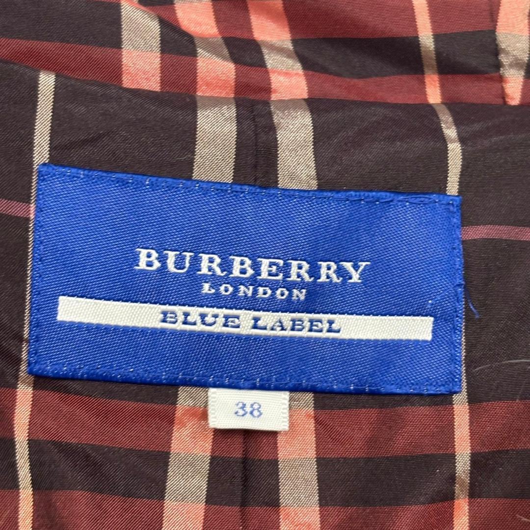BURBERRY 裾襟ファー　ダウンジャケット　中綿 N330 BURBERRY 裾襟ファー ダウンジャケット 中綿 N330