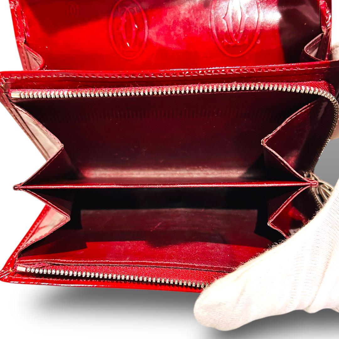 Cartier カルティエ マスト ハッピーバースデー 折り財布 L字