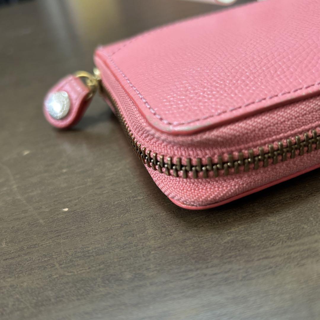 大幅にお値下げ！TOPKAPI サーモンピンク長財布 美品 - メルカリ