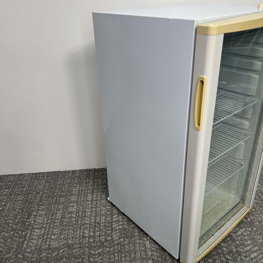 81 業務用 冷蔵ショーケース オフィスコンビニ XW-105 左右開き 小型
