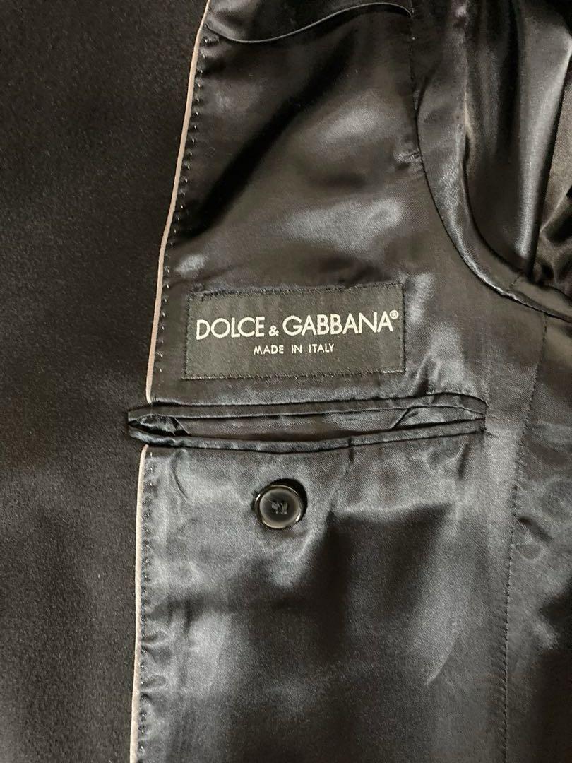 【極美品 カシミア混 】 ドルチェ&ガッバーナ チェスターコート ロング 黒タグ DOLCE＆GABBANA ドルチェ&ガッバーナ ドルガバ ロングコート