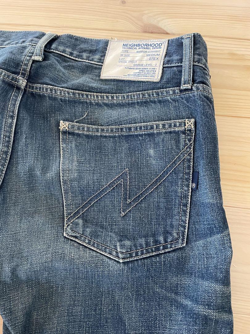 NEIGHBORHOOD TECHNICAL APPARE デニム Neighborhood technical apparel indigo blue faded Japan denim