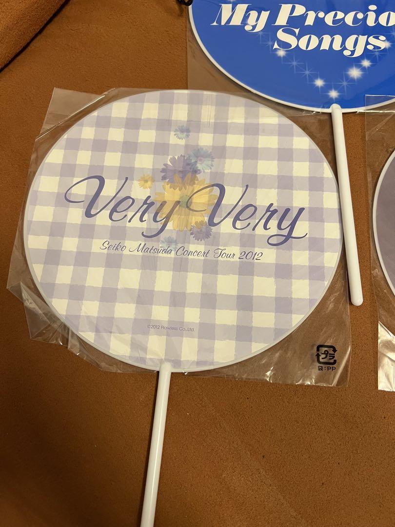 松田聖子 2008 2009 2012 うちわ 3種 コンサート ライブ グッズ