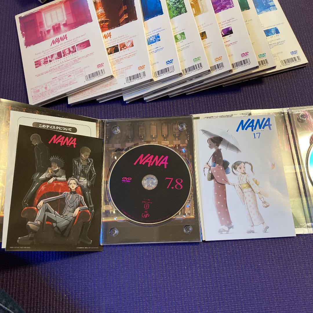 NANAアニメDVD 1〜17巻 7.8付 非売品テレカ3枚付