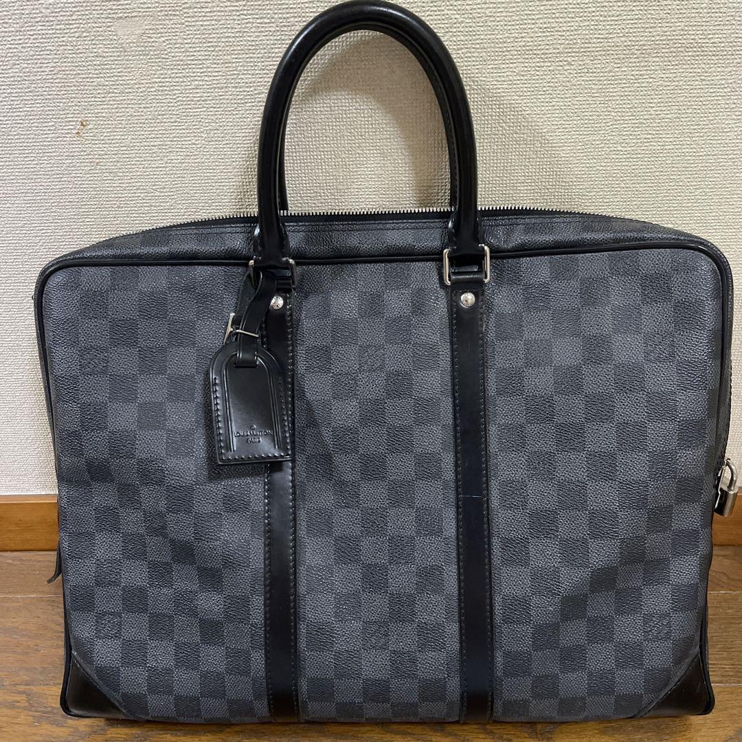 低価限定品 ルイヴィトン ビジネスバッグ ダミエグラフィット メンズ