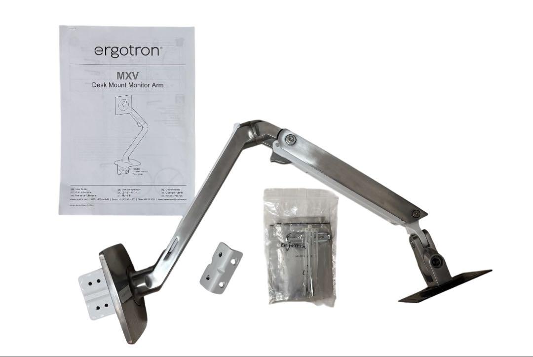 ERGOTRON MXV モニターアーム スリムタイプ シルバー