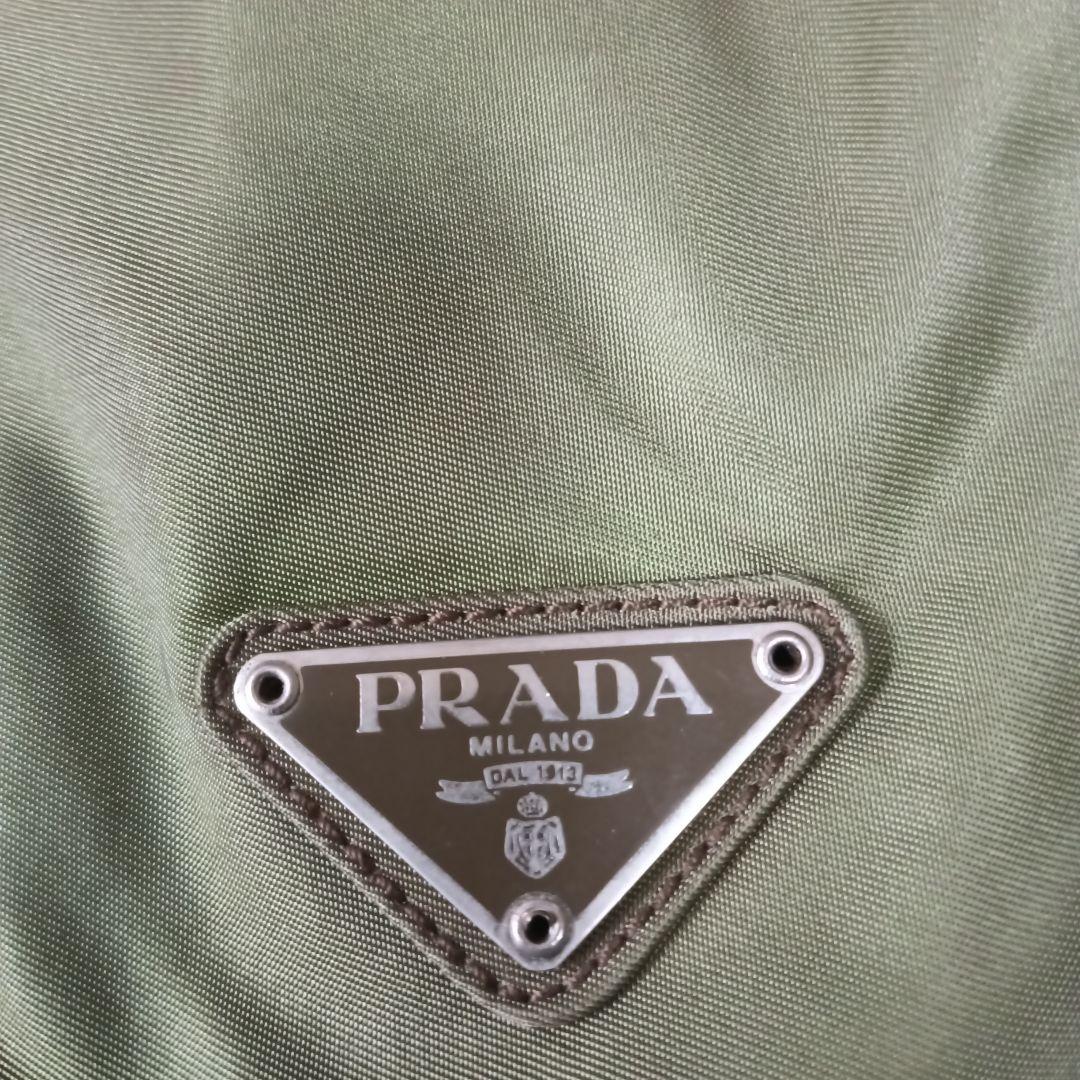 Prada Tessuto ナイロン トートショルダーバッグ メタルハンドル