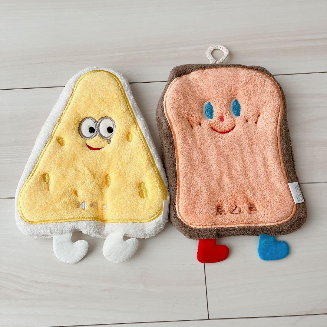 かわいい 韓国風 お手拭きタオル 2個