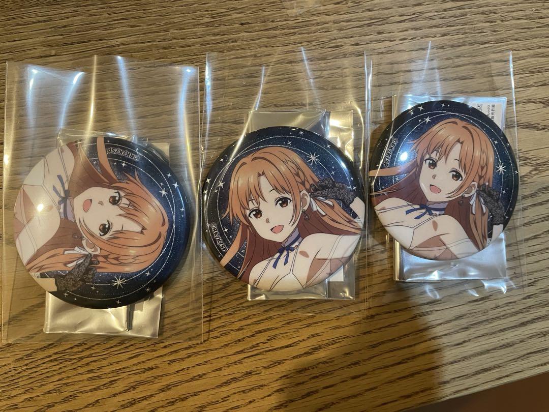 ソードアート・オンライン アスナ 缶バッジ 添い寝 Amazon.co.jp: アスナ百景 入浴 メモリアル缶バッジ SAO ソード