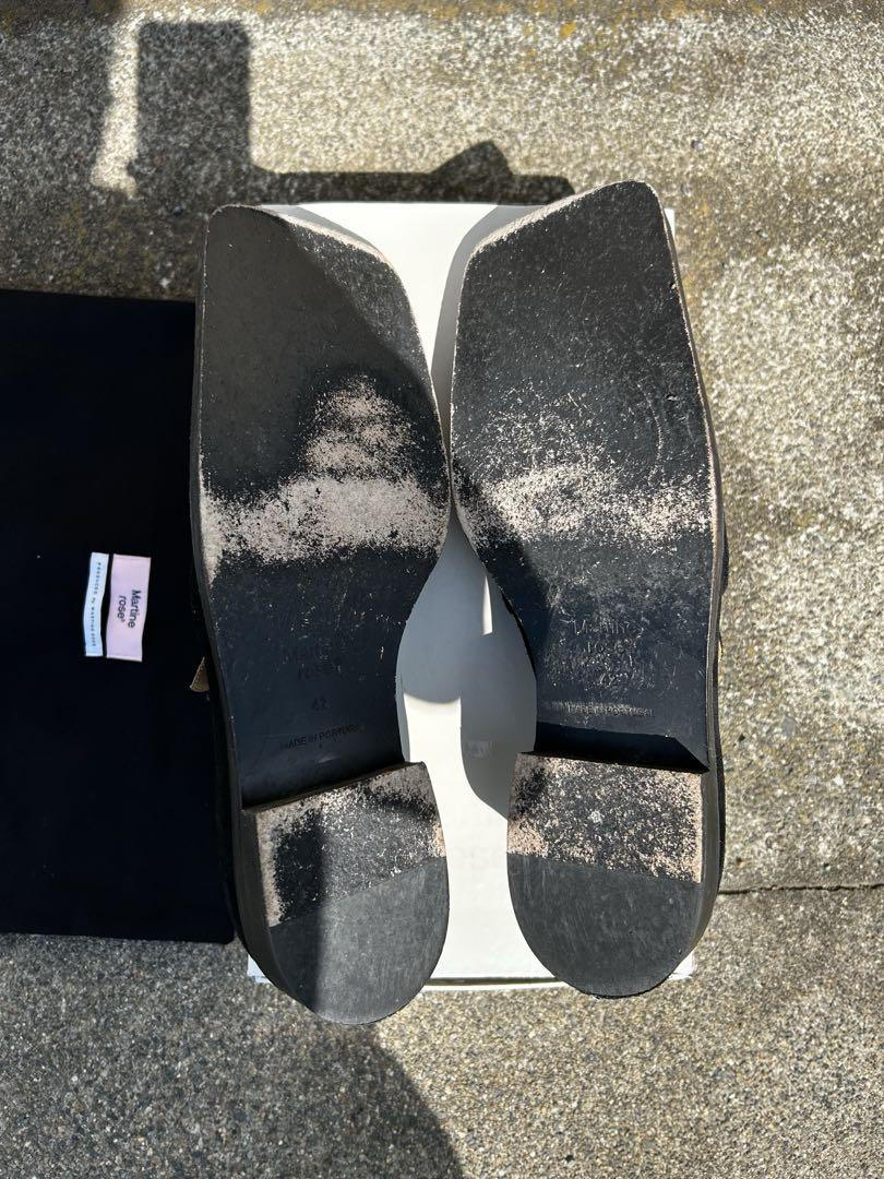 靴 MARTINE ROSE SQUARE TOE LOAFER